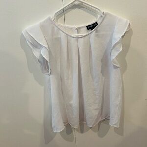 White business casual top